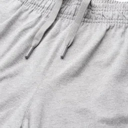 Reebok Men Grey Melange TE Vec Pure Cotton Solid Training Track Pants image 5