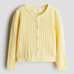 H&M Pointelle-Knit Cotton Cardigan-picture-29