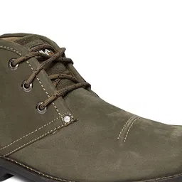 Woodland Men Laced Up Leather Boots image 3