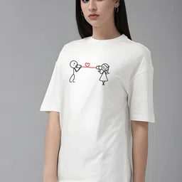 KAIDO Women Pure Cotton T-shirt-picture-37