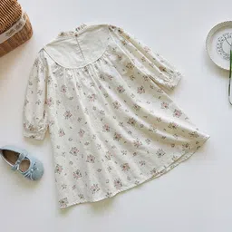 LULU & SKY Floral Print A-Line Dress image 2