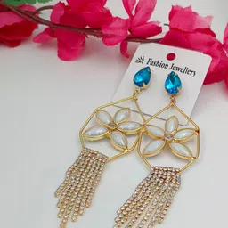 MUNMUN'S Geometric Drop Earrings image 4