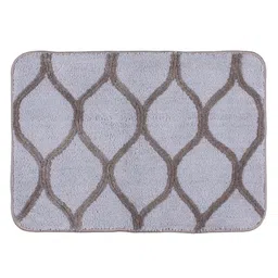 saral home Saralhome Haven Micro Antiskid Bath/Door Mat 2pc Grey. 35cm x 50cm, 45cm x 65cm image 2