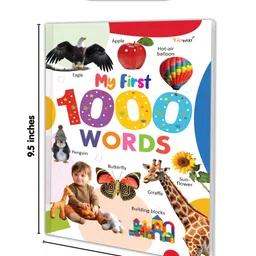 gowoo My First 1000 Words book : Kids educational book, Toddler educational workbook, Educational picture book for children image 2
