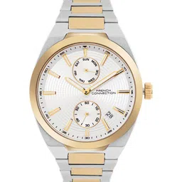 French Connection Men Dial & Stainless Steel Bracelet Style Straps Analogue Watch FCH03TM image 1