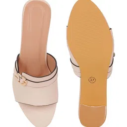 LYDC PU Block Mules with Buckles image 4