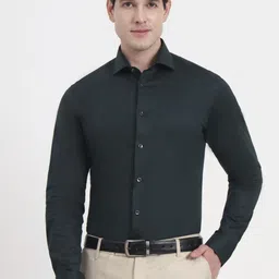 WYRE Men Solid Spread Collar Cotton Formal Shirt-image-30