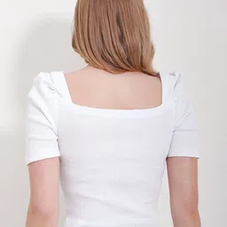 Trend Alacati stili Women Square Neck Top image 3