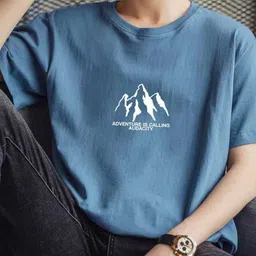 StyleCast x Revolte Men Graphic Printed Round Neck Regular Fit T-shirt image 1