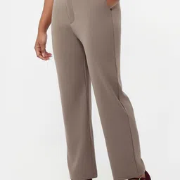 Kraus Jeans Women Straight Fit High-Rise Trousers image 3