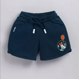 Biskid Blue Cotton Shorts-picture-10