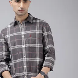 U.S. Polo Assn. Denim Co. Checked Pure Cotton Casual Shirt-picture-29