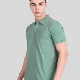 FLYIND VOGUE OUTFIT Men Relaxed Fit Printed Polo Collar T-shirt image 5