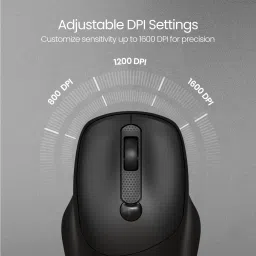 portronics Black Noise-free Clicking image 4