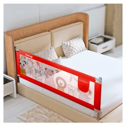 luv lap LuvLap Bed Rail Guard Cartoon Print- Red-picture-31