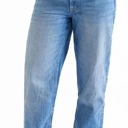 LOVEGEN Men Straight Fit Mid-Rise Light Fade Jeans image 3