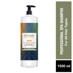 Streax Professional Spa Nourishment Shampoo, With Honey and Olive Oil image 1