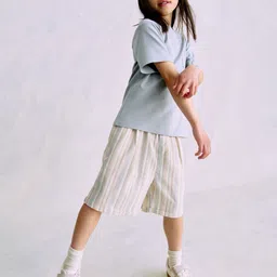 H&M Knee-Length Cotton Shorts-picture-14
