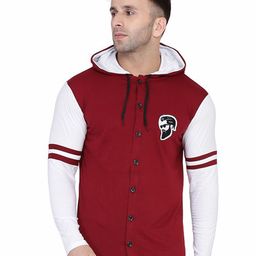 BEYOU FASHION Hooded Slim Fit Cotton T-shirt-picture-3