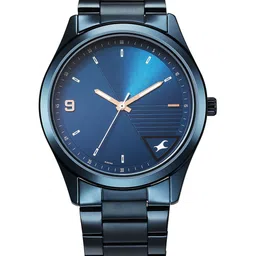 Fastrack Men Brass Dial & Bracelet Style Straps Analogue Watch 3317QM01 image 1