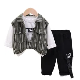 StyleCast x Revolte Boys Striped T-shirt with Trousers-picture-32