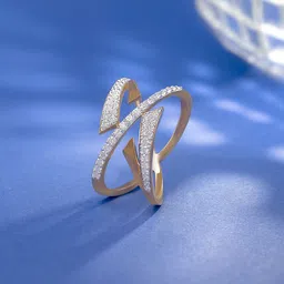 Mia by Tanishq 14KT Diamond Finger Ring-2.98gm-image-75