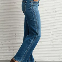 AMERICAN EAGLE OUTFITTERS Women Regular Fit Mid-Rise Light Fade Jeans image 4