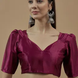 Saree mall Paisley Poly Crepe Block Print Sarees image 4