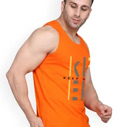 Slowloris Men Pack Of 2 Sleeveless Printed Bio-Wash Combed Cotton Innerwear Vest image 3