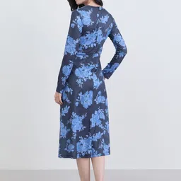 Styli Floral Print A-Line Dress image 5