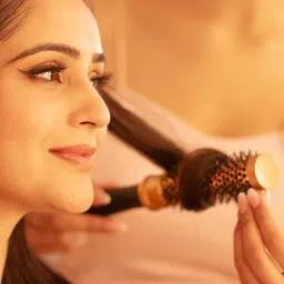 Omidazzle Set Of 2 Premium Cushioned & Round Hair Brush- HB3- 7 image 2