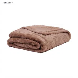 Monte Carlo Brown Heavy Winter Double Bed Blanket image 5