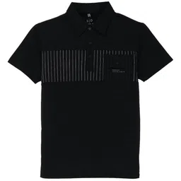 Status Quo Boys Striped Polo Collar Cotton T-shirt-picture-10