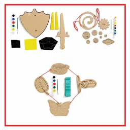 Kidoz DIY Craft Kit Combo - Multicolor-picture-12