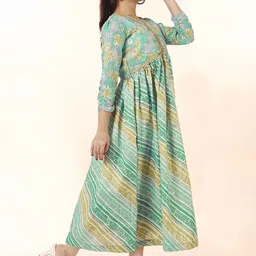 KAARIGARI Floral Print Maxi Dress image 3