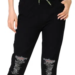 Ira Collections Women Comfort Regular Fit Mid-Rise Highly Distressed Stretchable Jeans image 3