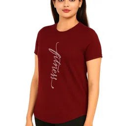 3Colors Women Typography Printed Dri-FIT T-shirt image 2