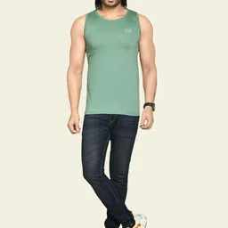 RAPL Gym Vests M_Sd_PS_Sando_Olive_S image 5