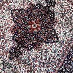 Carpet Decore White & Maroon Ethnic Motifs Printed Water Resistant Carpet image 3