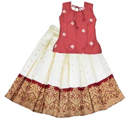 AMIRTHA FASHION Girls Ready to Wear Lehenga &-picture-46