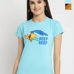 Dreambe Women Typography Printed T-shirt-picture-29