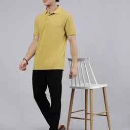 Lux Cozi Polo Collar Shorts Sleeves Lounge T-shirt image 3
