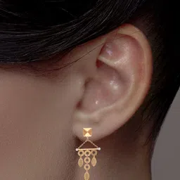 C KRISHNIAH CHETTY JEWELLERS PVT LTD 22Kt Gold Earrings - 5.36 g-picture-21