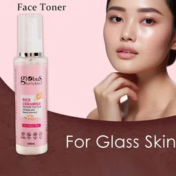 Globus naturals Set Of 5 Rice Ceramide Ayurvedic Face Toner With Vitamin E-100ml Each image 3