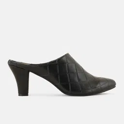 DressBerry Textured Party Block Mules-picture-14