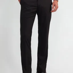 Arrow Men Smart Mid-Rise Slim Fit Formal Trousers-picture-29