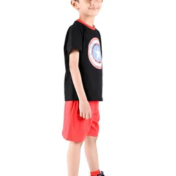 BILLYBALL Unisex Kids Printed Round Neck Pure Cotton T-Shirt With Shorts image 5
