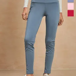 COLOR CAPITAL Women Pack of 4 Skin Fit Antimicrobial Ankle Length Tights-picture-25