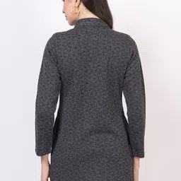 KEIKO Women Abstract Cardigan Sweaters image 5