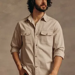 Andamen Premium Fit Cutaway Collar Cotton Shirt-picture-25